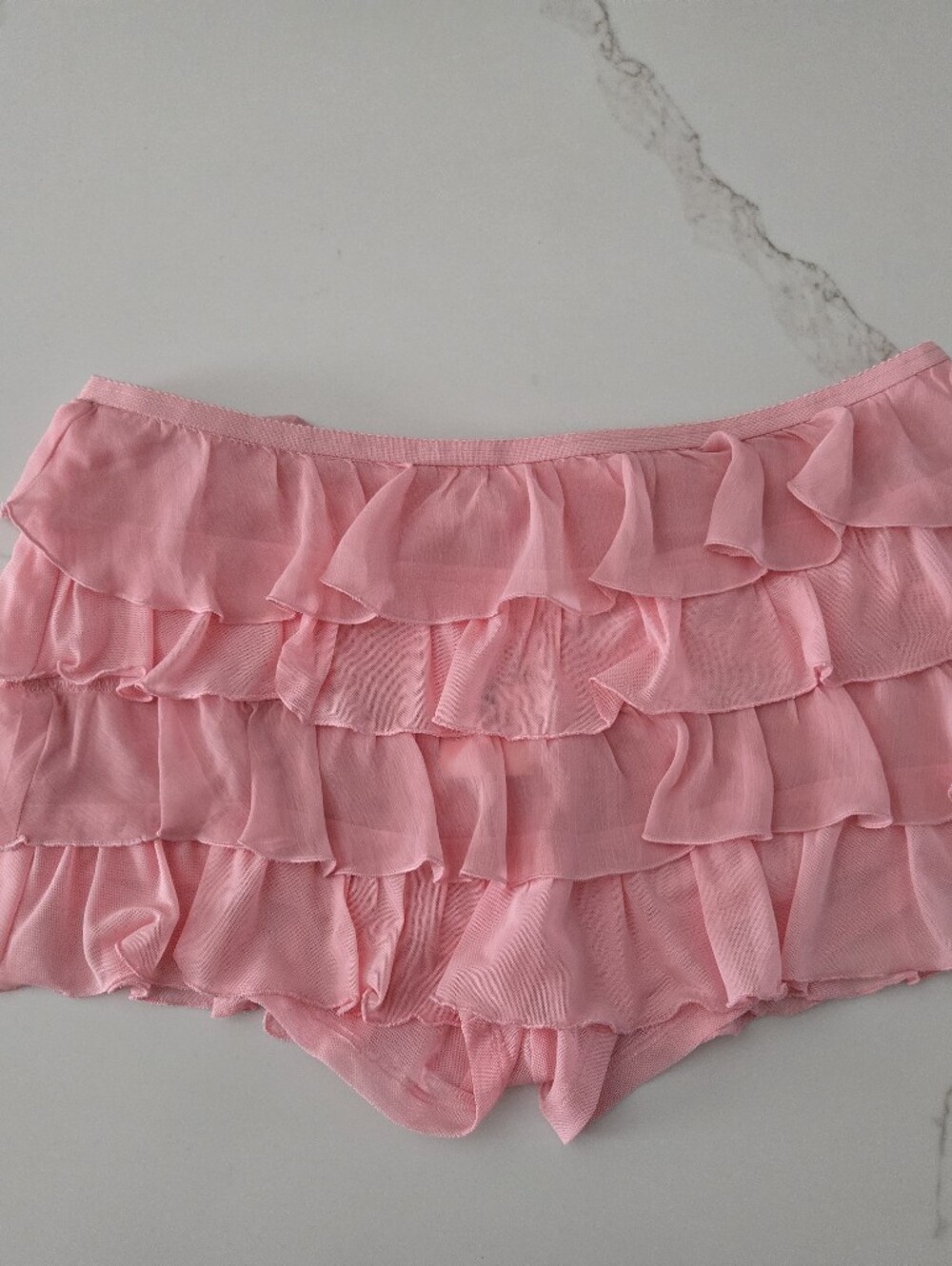 NWT Anthropologie Soft Pink Ruffle Shorts